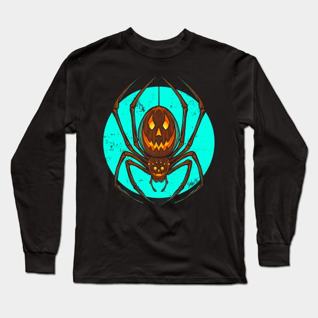 FrightFall2021: Spider Long Sleeve T-Shirt by Chad Savage